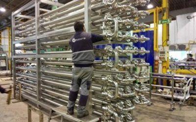 Pasteurizador de zumos para un importante productor en USA