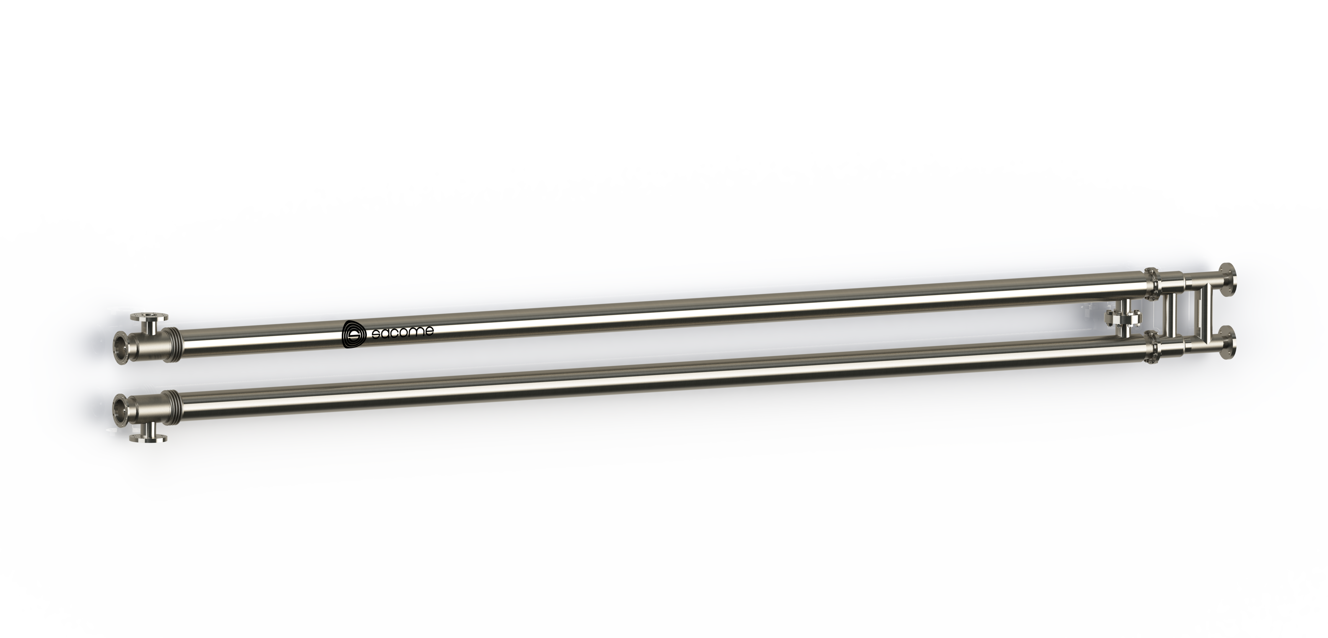 Intercambiador de calor de tubos concéntricos para sector alimentario.