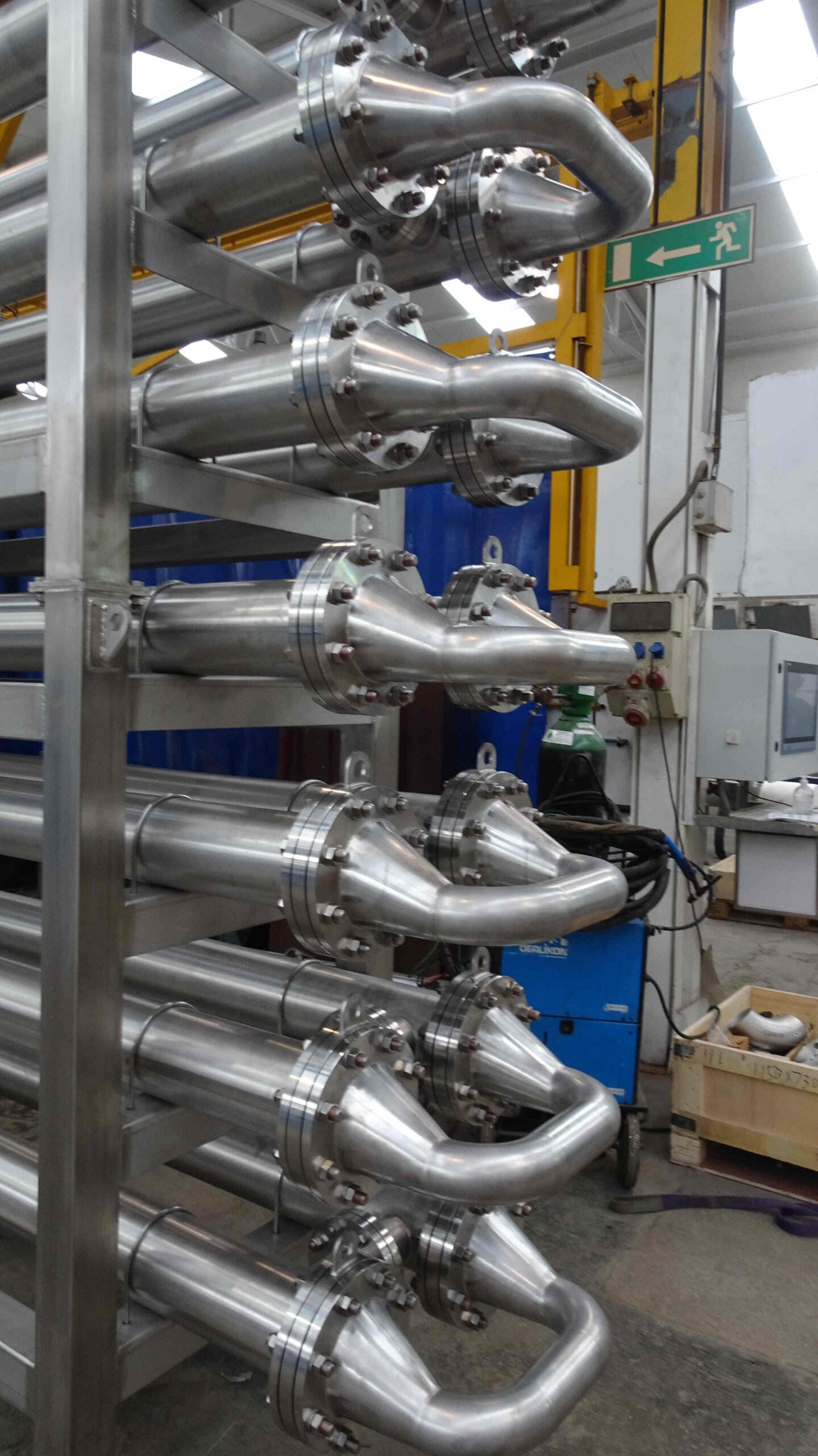 Intercambiador para el tratamiento de fluidos